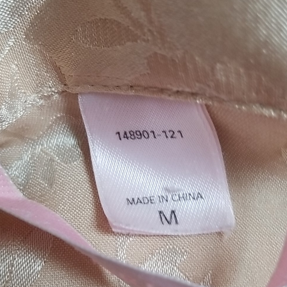 Victoria's Secret Pink Label Satiny Cream PJ Top. - Picture 12 of 14